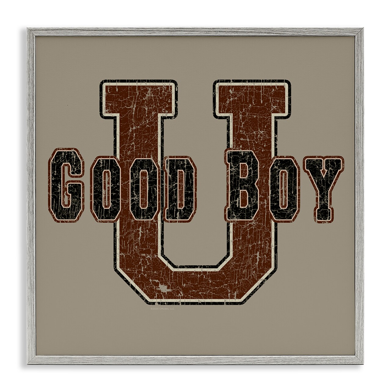 Stupell Industries Good Boy U Vintage Framed Giclee Wall Art Design by Spirit Animals/Life Is High